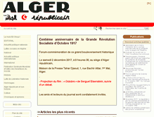 Tablet Screenshot of alger-republicain.com